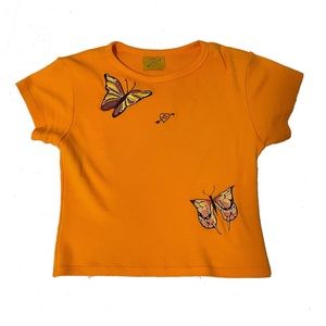🦋 juliet johnstone baby tee 🧡